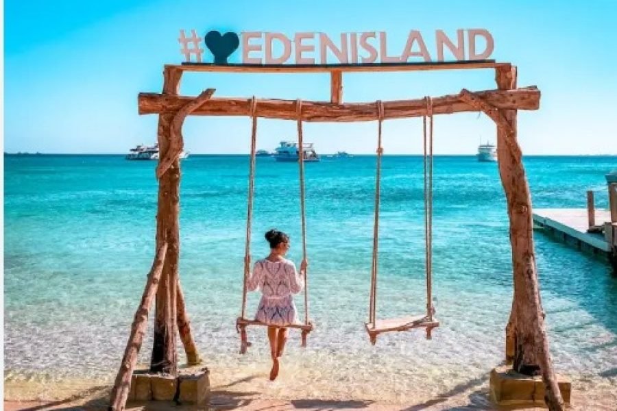 Hurghada’s Eden Island: A Premium Tropical Beach Escape 🏝️✨
